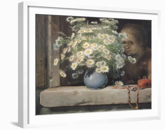 The Bouquet of Margueritas-Jean-François Millet-Framed Giclee Print