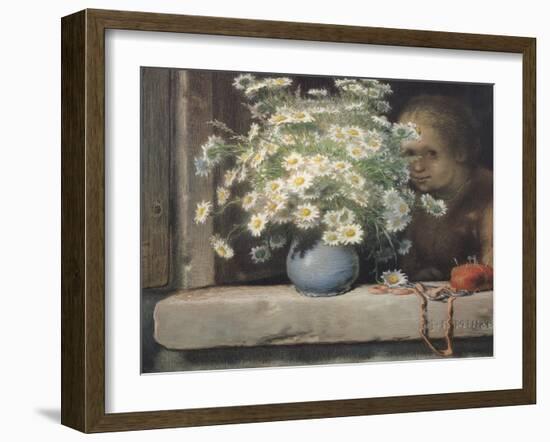 The Bouquet of Margueritas-Jean-François Millet-Framed Giclee Print