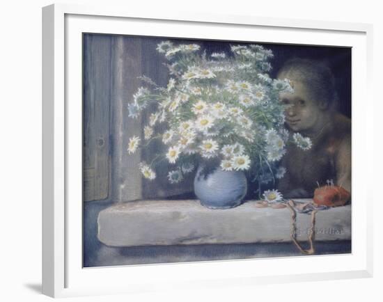 The Bouquet of Margueritas-Jean-François Millet-Framed Giclee Print