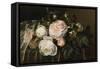 The Bouquet-Johan Laurentz Jensen-Framed Stretched Canvas