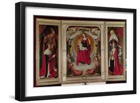 The Bourbon Altarpiece, C.1498-Master of Moulins-Framed Premium Giclee Print