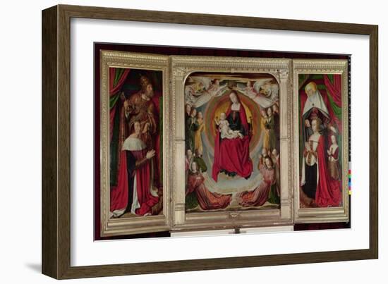 The Bourbon Altarpiece, C.1498-Master of Moulins-Framed Giclee Print