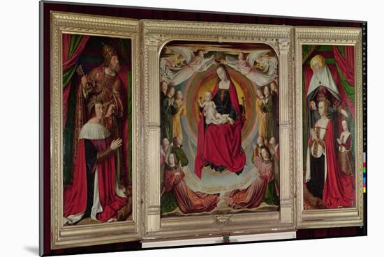 The Bourbon Altarpiece, C.1498-Master of Moulins-Mounted Giclee Print