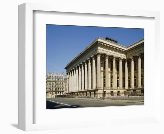 The Bourse (Stock Exchange), Paris, France, Europe-Philip Craven-Framed Photographic Print