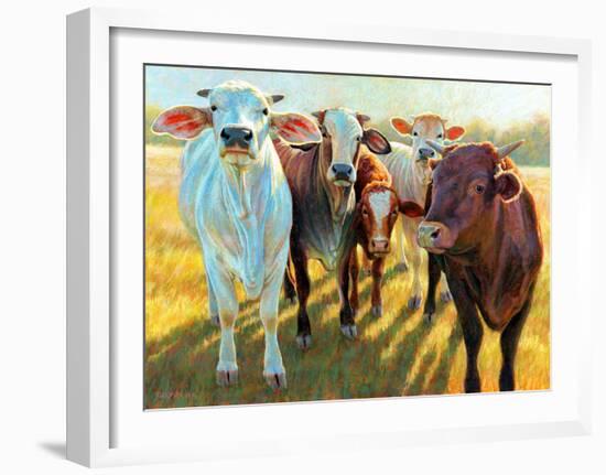 The Bovines-Rita Kirkman-Framed Art Print