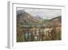 The Bow River at Banff-Harold Copping-Framed Giclee Print