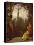 The Bower, 1818-Caspar David Friedrich-Stretched Canvas