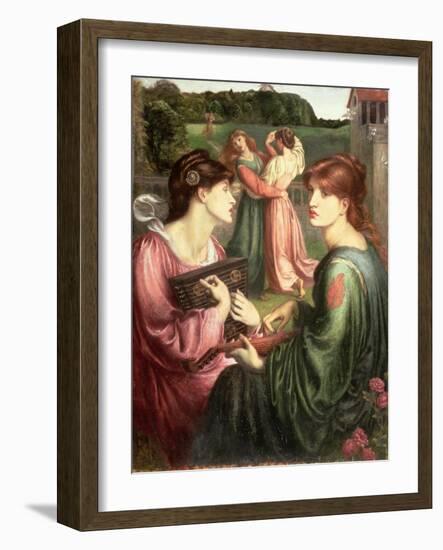 The Bower Meadow, 1850-72-Dante Gabriel Rossetti-Framed Giclee Print