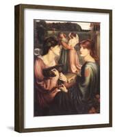 The Bower Meadow-Dante Gabriel Rossetti-Framed Art Print