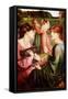 The Bower Meadow-Dante Gabriel Rossetti-Framed Stretched Canvas
