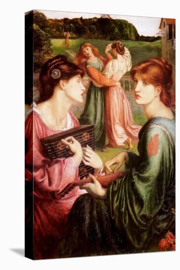 The Bower Meadow-Dante Gabriel Rossetti-Stretched Canvas