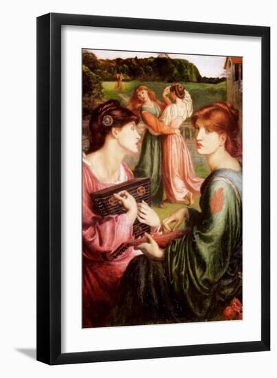 The Bower Meadow-Dante Gabriel Rossetti-Framed Art Print