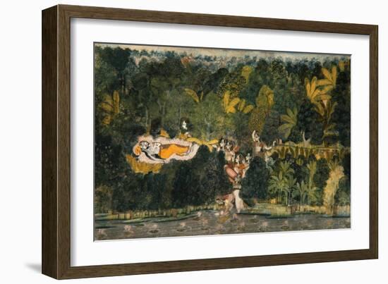 The Bower of Quiet Passion, C.1750-Nihal Chand-Framed Giclee Print