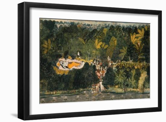 The Bower of Quiet Passion, C.1750-Nihal Chand-Framed Giclee Print