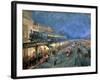 The Bowery at Night, 1895-William Louis Junior Sonntag-Framed Giclee Print