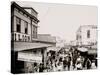 The Bowery, Looking East, Rockaway, N.Y.-null-Stretched Canvas