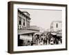 The Bowery, Looking East, Rockaway, N.Y.-null-Framed Photo