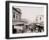 The Bowery, Looking East, Rockaway, N.Y.-null-Framed Photo