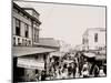 The Bowery, Looking East, Rockaway, N.Y.-null-Mounted Photo