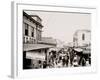 The Bowery, Looking East, Rockaway, N.Y.-null-Framed Photo