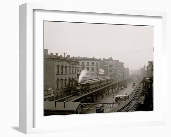 The Bowery Near Grand St., New York-null-Framed Photo