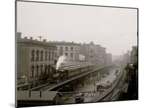 The Bowery Near Grand St., New York-null-Mounted Photo