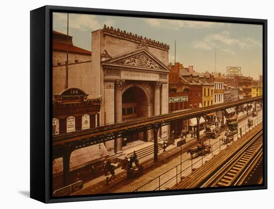 The Bowery, New York City-null-Framed Stretched Canvas