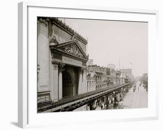 The Bowery, New York-null-Framed Photo