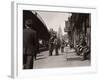 The Bowery, Noted as a Home for New York's Alcoholics, Prostitutes and the Homeless 1940s-null-Framed Photographic Print