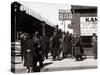 The Bowery, Noted as a Home for New York's Alcoholics, Prostitutes and the Homeless 1940s-null-Stretched Canvas