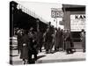 The Bowery, Noted as a Home for New York's Alcoholics, Prostitutes and the Homeless 1940s-null-Stretched Canvas