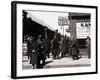 The Bowery, Noted as a Home for New York's Alcoholics, Prostitutes and the Homeless 1940s-null-Framed Photographic Print