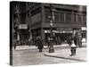 The Bowery, Noted as a Home for New York's Alcoholics, Prostitutes and the Homeless 1940s-null-Stretched Canvas