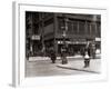 The Bowery, Noted as a Home for New York's Alcoholics, Prostitutes and the Homeless 1940s-null-Framed Photographic Print