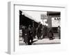 The Bowery, Noted as a Home for New York's Alcoholics, Prostitutes and the Homeless 1940s-null-Framed Photographic Print