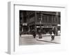 The Bowery, Noted as a Home for New York's Alcoholics, Prostitutes and the Homeless 1940s-null-Framed Photographic Print