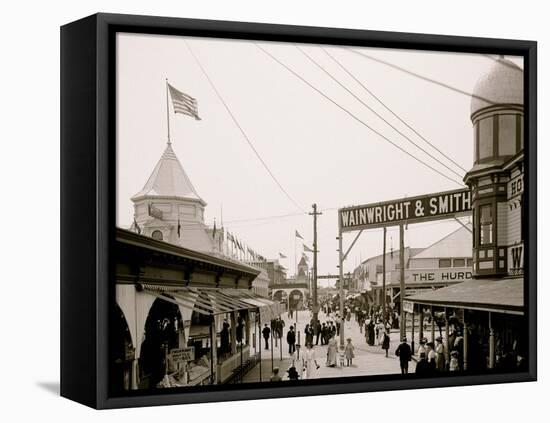 The Bowery, Rockaway, N.Y.-null-Framed Stretched Canvas