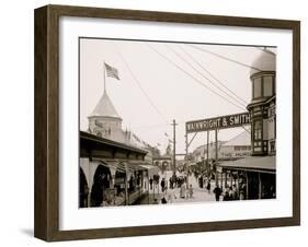 The Bowery, Rockaway, N.Y.-null-Framed Photo