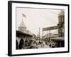 The Bowery, Rockaway, N.Y.-null-Framed Photo