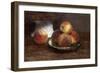 The Bowl of Peaches; Le Bol De Peches, 1869-Henri Fantin-Latour-Framed Giclee Print