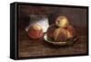 The Bowl of Peaches; Le Bol De Peches, 1869-Henri Fantin-Latour-Framed Stretched Canvas