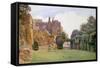 The Bowling Green, Berkeley Castle, Gloucestershire-George Soper-Framed Stretched Canvas