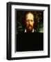 The "Bowman" Portrait of Alfred, Lord Tennyson, as Poet Laureate, 1864-George Frederick Watts-Framed Giclee Print