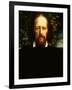 The "Bowman" Portrait of Alfred, Lord Tennyson, as Poet Laureate, 1864-George Frederick Watts-Framed Giclee Print