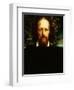 The "Bowman" Portrait of Alfred, Lord Tennyson, as Poet Laureate, 1864-George Frederick Watts-Framed Giclee Print