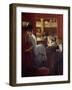 The Box by the Stalls, circa 1883-Jean Béraud-Framed Giclee Print