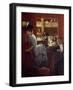 The Box by the Stalls, circa 1883-Jean Béraud-Framed Giclee Print