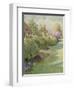 The Box Hedge, Warborough, Oxon-Charles Edwin Flower-Framed Giclee Print