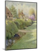 The Box Hedge, Warborough, Oxon-Charles Edwin Flower-Mounted Giclee Print