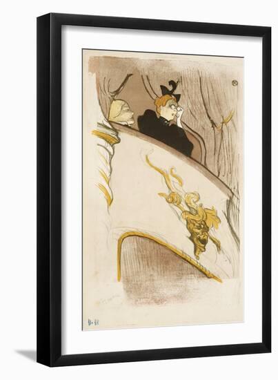 The Box of the Golden Mask, (Cover of a Programme for 'Le Missionaire'), 1894-Henri de Toulouse-Lautrec-Framed Premium Giclee Print